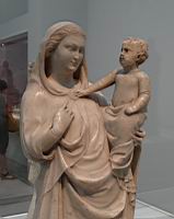 Statue, Vierge a l'Enfant (de Andrea Pisano, Florence, v 1330-1335, Marbre)
